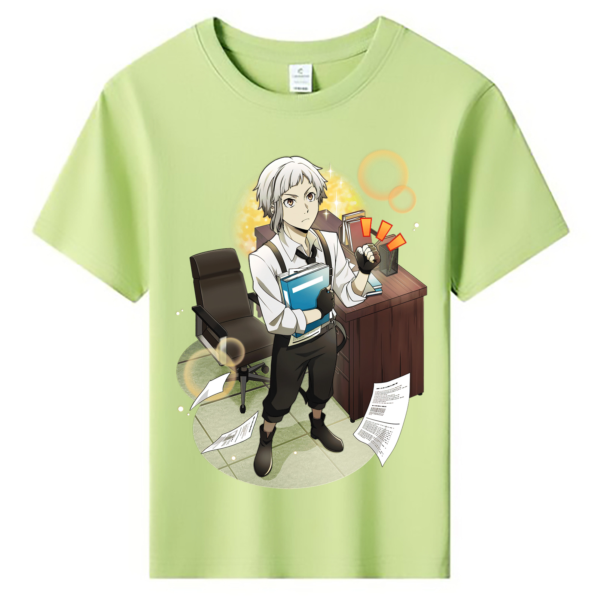 （画像用） 文豪ストレイドッグス Bungo Stray Dogs 綿100％キッズTシャツ（フロントプリント）